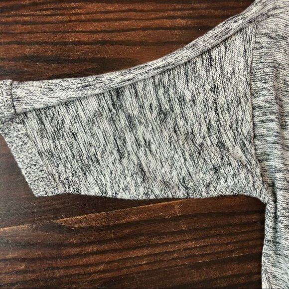 SIZE 2x  Reitmans Heathered Grey Open Front cardigan - Picture 5 of 10